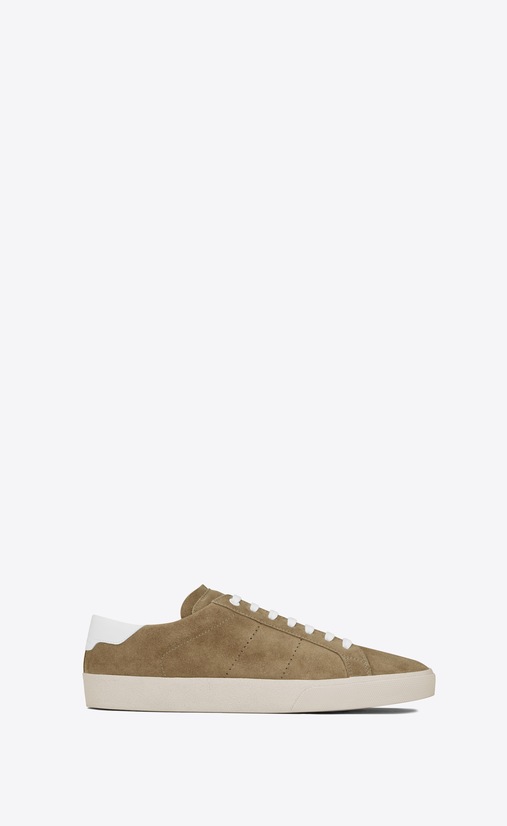 court clasic sl/06 sneaker in leather and suede